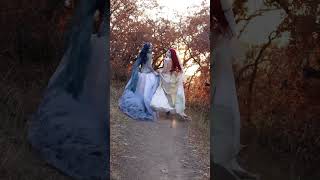 Running Slow Mo In The Corpse Bride And Wedding Sally Dresses