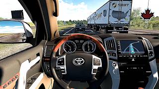 Driving Toyota Land Cruiser 200 in ATS | Steering Wheel Gameplay screenshot 4