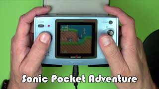 Neo Geo Pocket Color Gameplay Test: Sonic Pocket Adventure