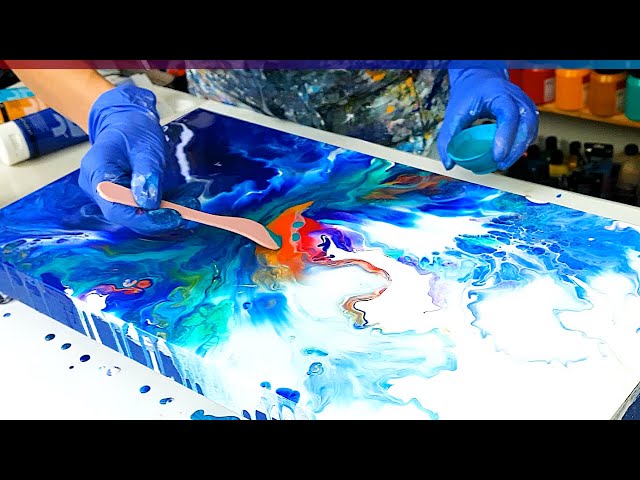 720 Acrylic Pouring for Beginners ideas in 2024