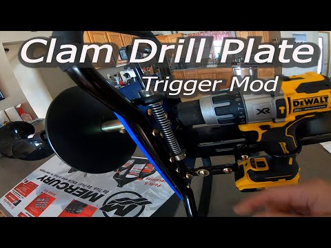 Clam Drill Plate Trigger Mod + (Dewalt 20V Brushless Hammer Drill