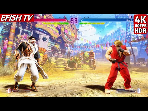 Rashid vs Ken (Hardest AI) - Street Fighter 6