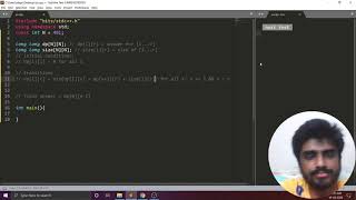 Celebrity DP on Contiguous Segments | Atcoder DP Contest Problem N Slimes Hindi Video Editorial Wealth