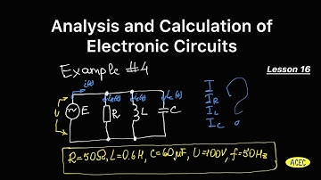 Parallel RLC circuit - calculation of single phase AC electrical circuit.