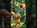 Tiny Golden Dragon Gets Hungry 🍎🐉