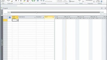 Microsoft Project 2010 Tutorial 1 of 3