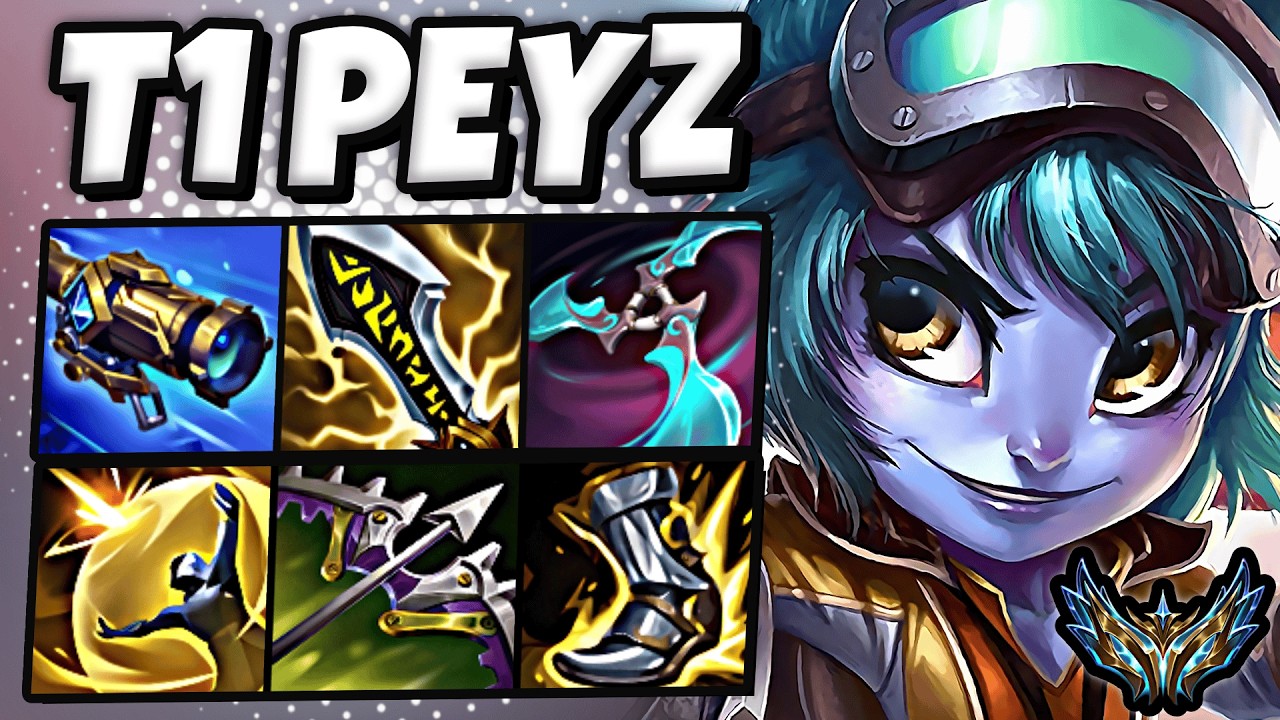 T1 Peyz Tristana vs Lucian [ ADC ] Korea Challenger 2402 LP