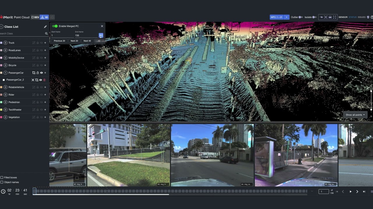 iMerit's 3D Point Cloud Solution