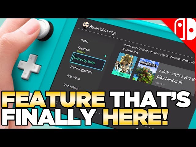 Switch Update 9.0's Online Play Friend Invites Finally Work! We Try It Out!  