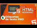 Estructura Web:domina las Etiquetas de Texto en HTML5