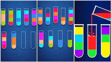 Sort The Color Puzzle Gameplay 5 , Android Games ios Walkthrough Simulator Think Brain