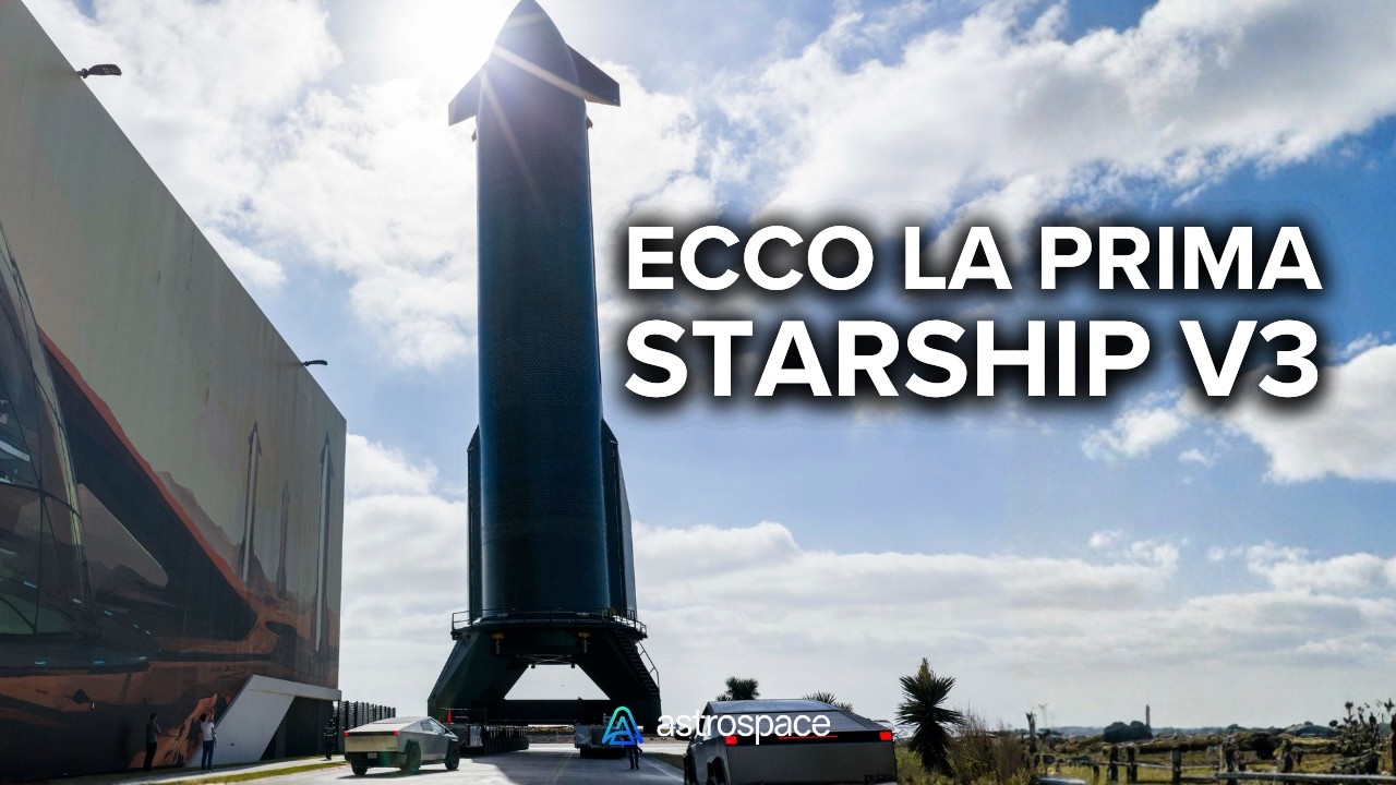 Iniziano i test con la prima Starship V3 - I progressi di Starship