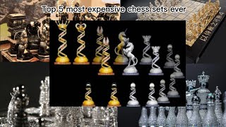 Top 5 most expensive chess set ever