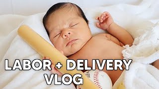 OFFICIAL LABOR AND DELIVERY VLOG - MY BABY BOY IS HERE!