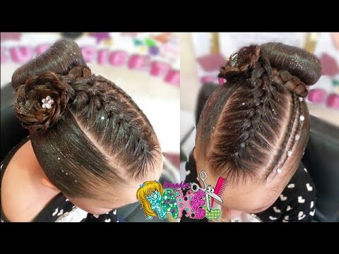 Peinado/ Dona Con Trenzas A La Moda/ Recogido Fácil/ Peinados Rakel 14 -  YouTube