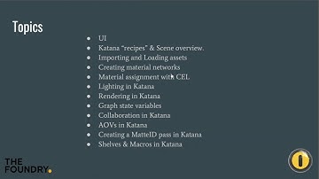 Working in Katana - Introduction