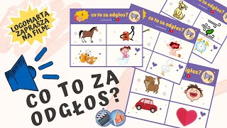Ćwiczenia logopedyczne-słuchowe: CO TO ZA ODGŁOS? Domowe potyczki logopedyczne cz.6 #ZOSTANWDOMU. screenshot 4