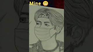 (40k+views)farjana drawing reaction |Akmal arts #drawing #arts #amry #beginners #jungkook #artist