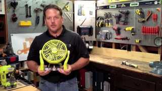 Ryobi 18v Cordless Fan