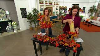Mini Pumpkin and Autumn Leaf Collection by Valerie on QVC