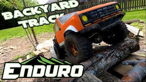 Backyard RC Rock Crawler Course | Element RC Enduro Sendero Trail Truck!