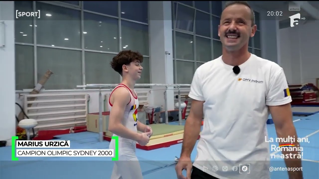 La 14 ani, Alexandru Urzică îi calcă pe urme tatălui campion olimpic la gimnastică