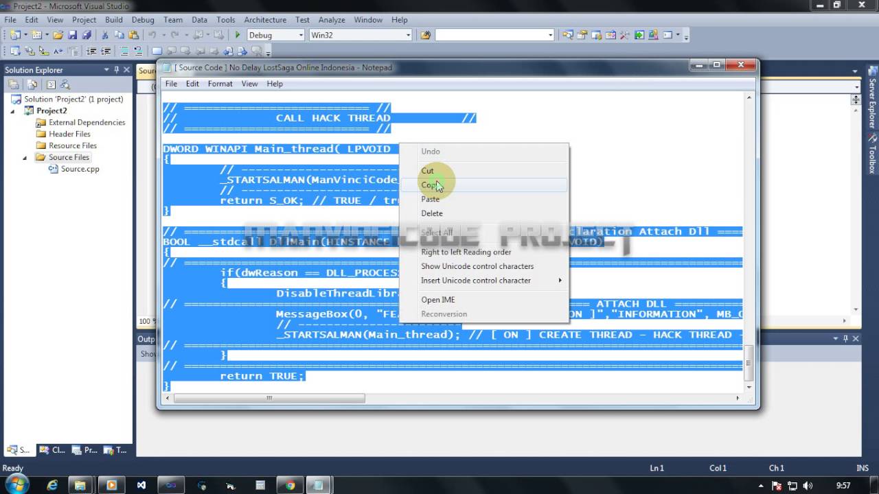 How To Build Cheat in Visual Studio 2010 [ Source Code C++ ] - YouTube