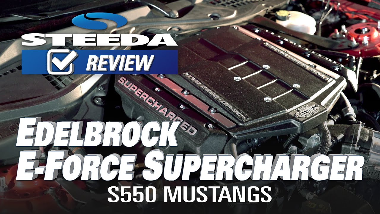 Edelbrock EForce Stage 1 Supercharger Kit w/Tune for 201517 Ford S550