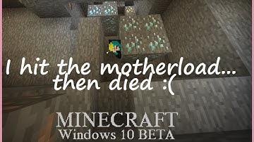 Minecraft Windows 10 BETA Realm Lets Play #2 - I lost Everything!