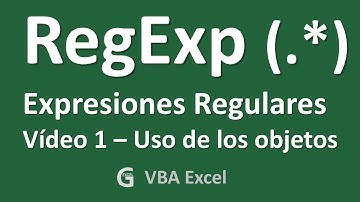 #1 RegExp – Expresiones Regulares (Regular Expressions) con VBA Excel