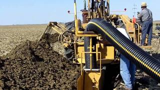 Farm Drainage in Illinois Tiling Machine