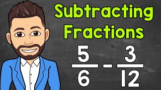 Subtracting Fractions with Unlike Denominators | Math with Mr. J screenshot 3