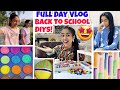 Full day vlog back to school diys  riyas amazing world