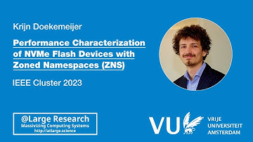Performance Characterization of NVMe Flash Devices with Zoned Namespaces (ZNS)