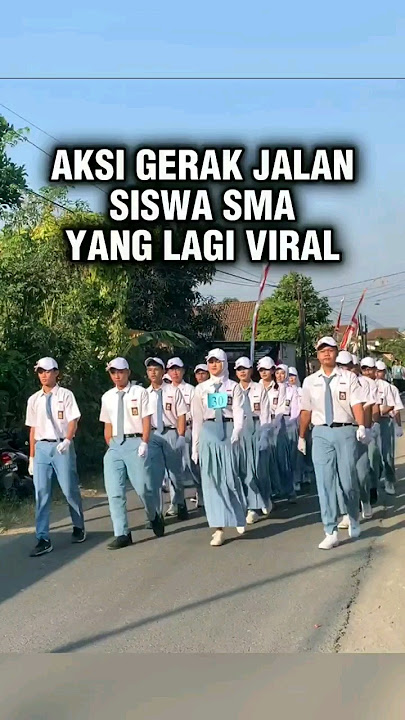 Aksi Gerak Jalan Yang Lagi Viral
