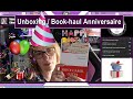 Unboxing  bookhaul spcial anniversaire 