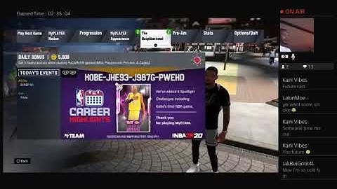 NBA 2k20  LIVE STREAM WHO REAL LET HIT 2k SUB