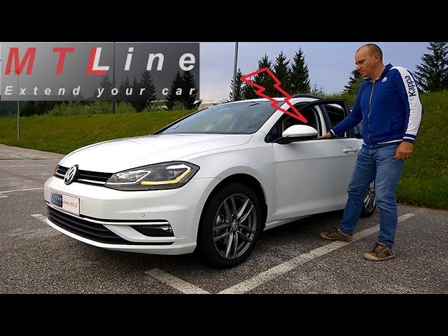 VW Golf 7.5, MY2018 – car alarm activation – vključitev alarmnega