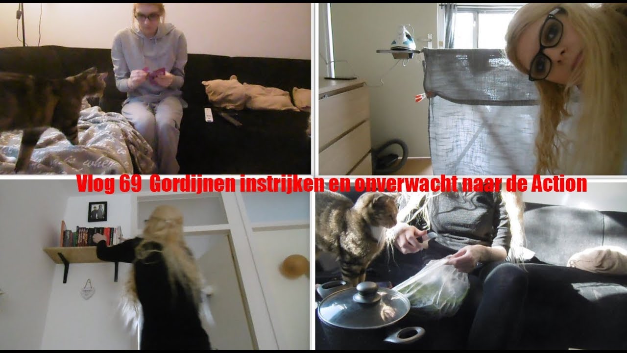 Vlog 69 Gordijnen instrijken en onverwacht naar de Action - YouTube Vlog 69 Gordijnen instrijken en onverwacht naar de Action - YouTube
