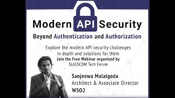 Modern API Security Webinar with SLASSCOM
