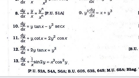 Example 4c / Q.n. 9-16 / Differential equations  #laljiprasadsolution