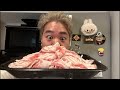 大量の肉をしゃぶしゃぶして食べる!!!