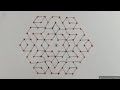11*6 dots kolom rangoli | latest rangoli | unique rangoli design | easy rangoli for beginners|