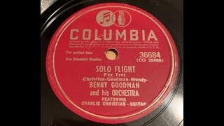 Benny Goodman & His Orchestra with Charlie Christian "Solo Flight" jazz guitar classic
