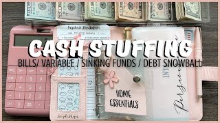 Cash Stuffing | Bills | Variable | Sinking Funds | Debt Snowball | SimpleShopz