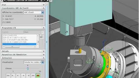 JANUS ENGINEERING - Simulation ISO machine Hermle C40 - Unigraphics NX7.5