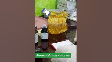 Mixing GCI For Tooth Filling  Hassaan Dental Clinic (2021) #Shorts
