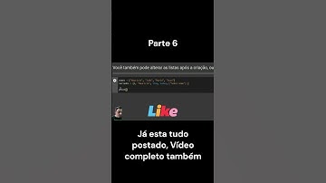 Python | listas aula 6 #python #programação #programacao #dev #software