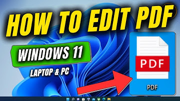How to Edit PDF File in Laptop or PC in Windows 11 - Google Docs
