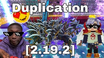 New Duplication Glitch 100%Working [2.19.2]😍😱😱(Blockmango)(Skyblock) XisorBG